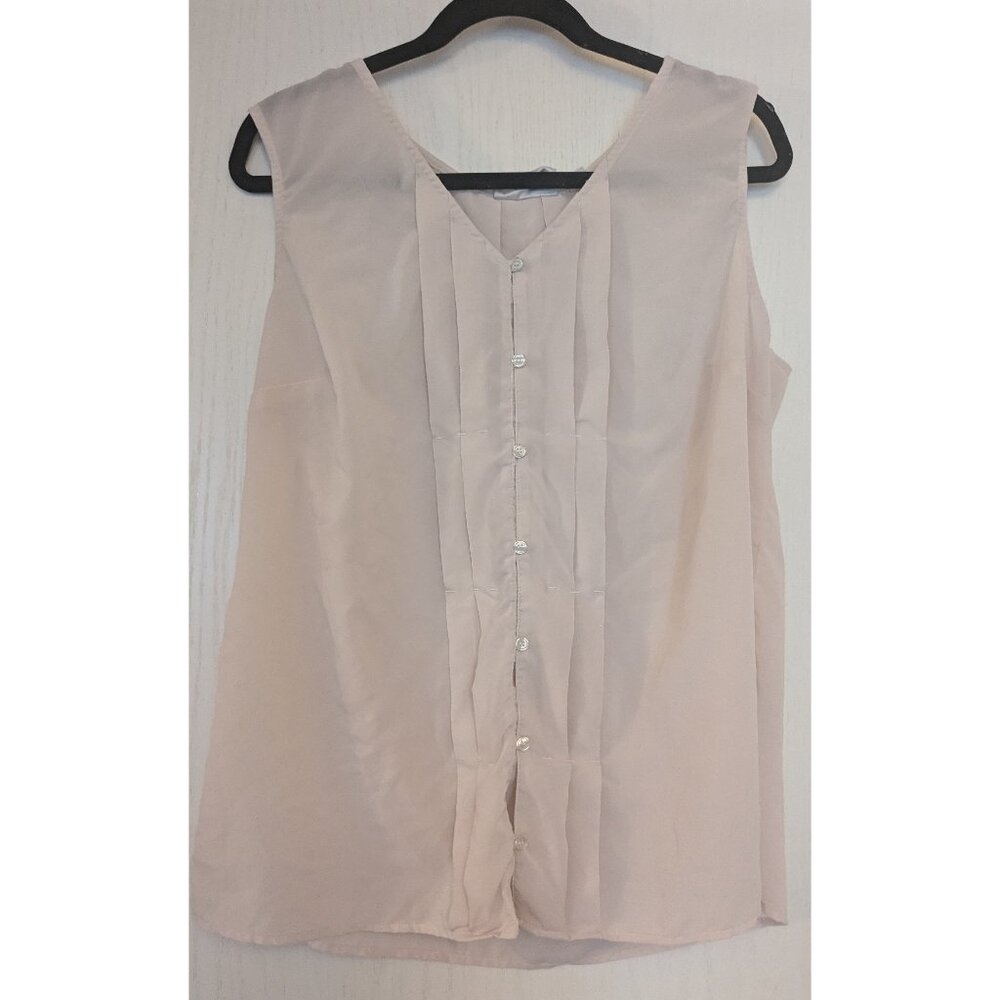 Avenue Ivory Sleeveles Blouse 14/16